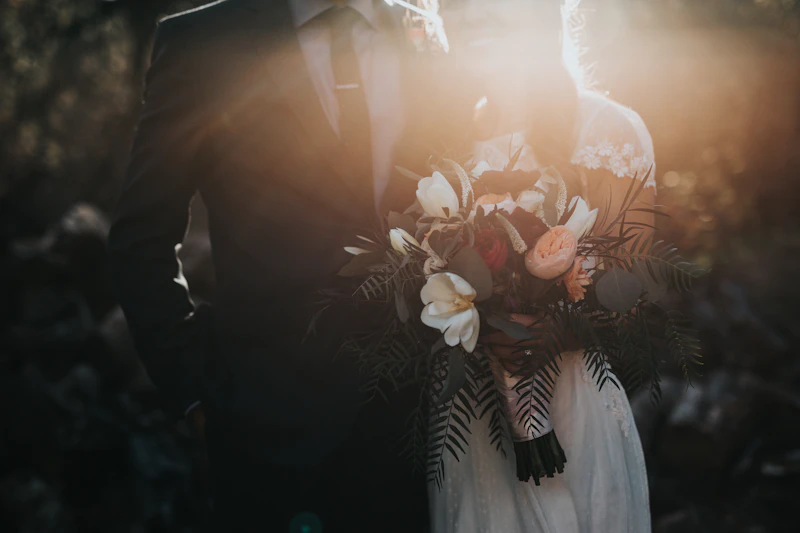 Foto Mempelai Farhan dan Hannah